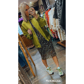 Bomber oversize Vert Oscar