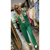 Veste blazer vert amazon Natacha