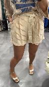 Short ajouré beige M8380P MR