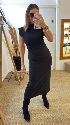 Robe longue noir ELODIA ANGE