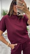 Sweat sans manches bordeaux KXMA1108 KKS