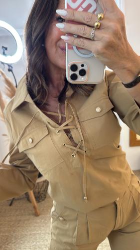 Blouse coton sable ZENITH BB