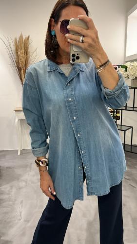 Chemise en jean longue 22001534/22001534