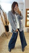 Veste Blazer à carreaux bleu JCT7WHEP Dixie 