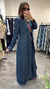 Veste trench long demin bleu KXCP0041 KKS