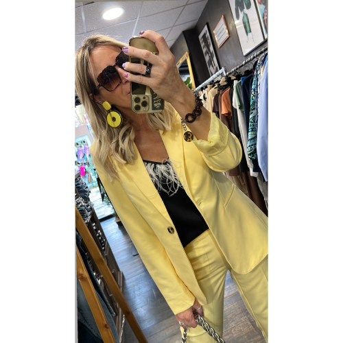 Blazer jaune Sophie