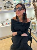 Robe pull noir LAYANA GY4035