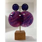 Boucles Oreilles Kate Violet