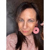 Boucles Oreilles donut rose