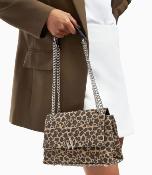 Sac à main Naomi Léopard à chaîne WU