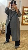 Manteau long gris KBEFKFMA DIXIE