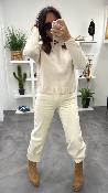 Pantalon jeans beige MALAURY EK