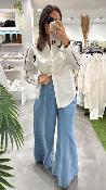 Chemise blanche oversize écritures 51096219 MM