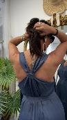 Robe longue bleu M2397A MR