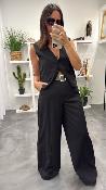 Pantalon large noir PEW8KIC IMPERIAL 