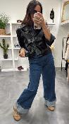 Veste vinyl noir PHILIPPA EK