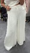 Pantalon fluide blanc cassé M8370P MR