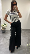 Pantalon cargo noir KSPA7629 KKS