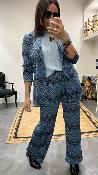 Veste blazer éclair bleu 50686229