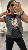 Tee shirt noir RICHIE MHJ