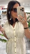 Robe courte écru ROZANA G&M