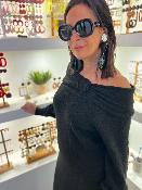 Robe pull noir LAYANA GY4035