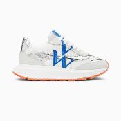 Basket blanche et bleu INES WU BK2660