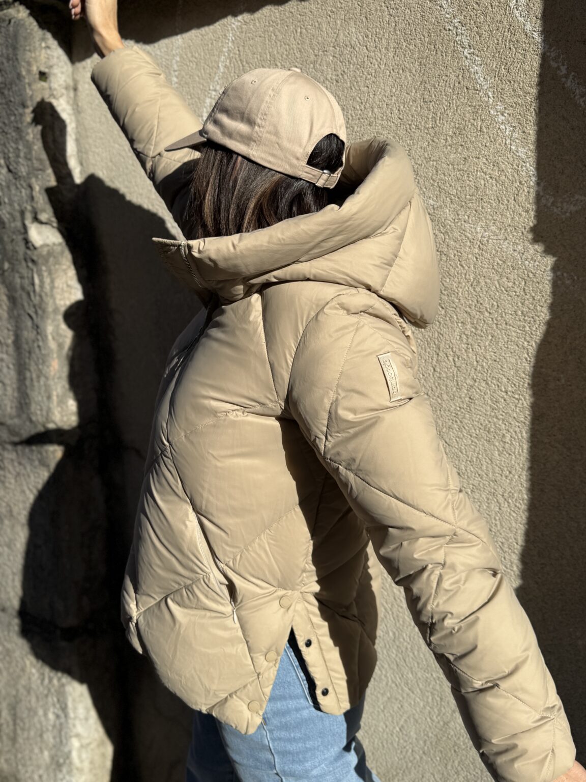 doudoune beige courte boombogie12