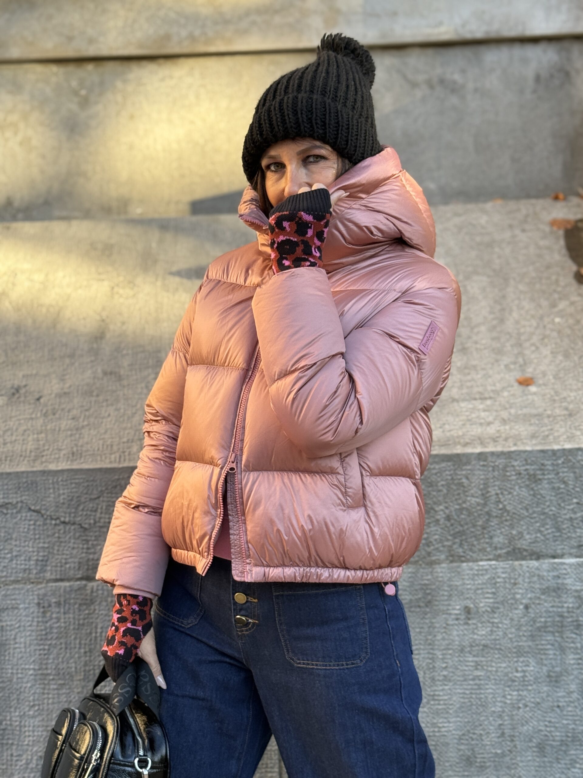 doudoune rose boombogie