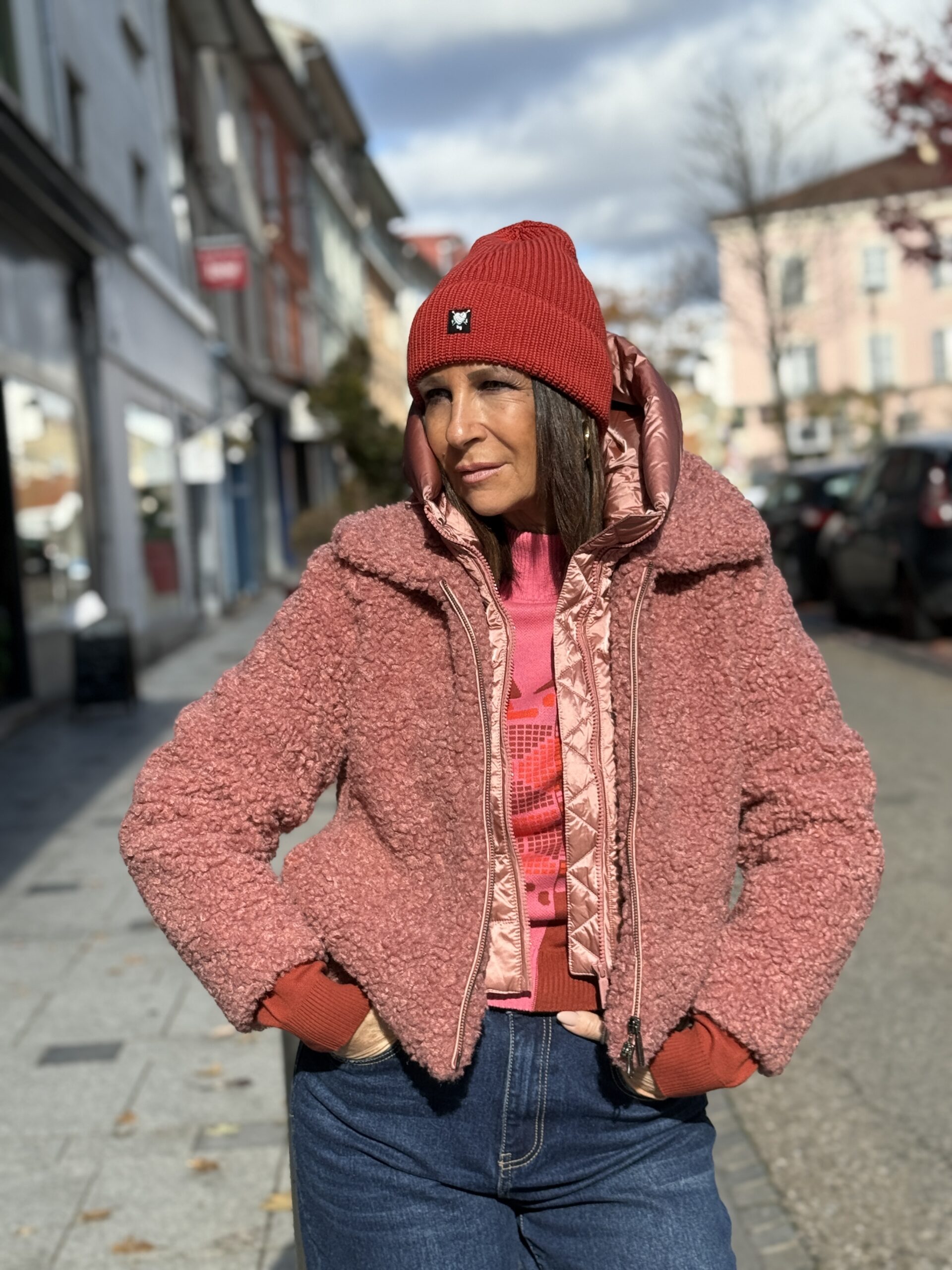 doudoune rose boombogie13