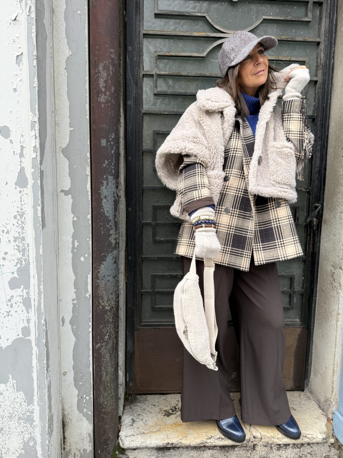 fourrure bouclette beige bsb6