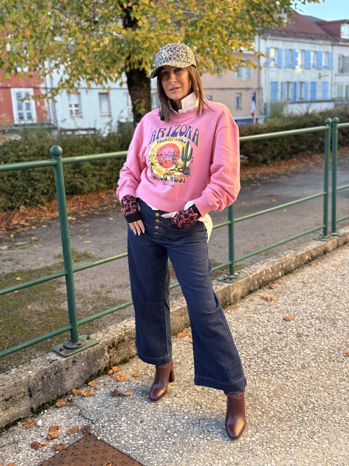 look sweat chemise jean mhj muchmoney