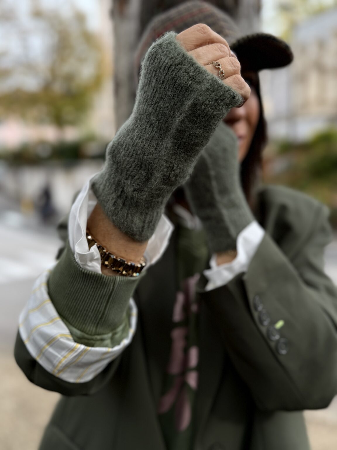 mitaine kaki alpaga1