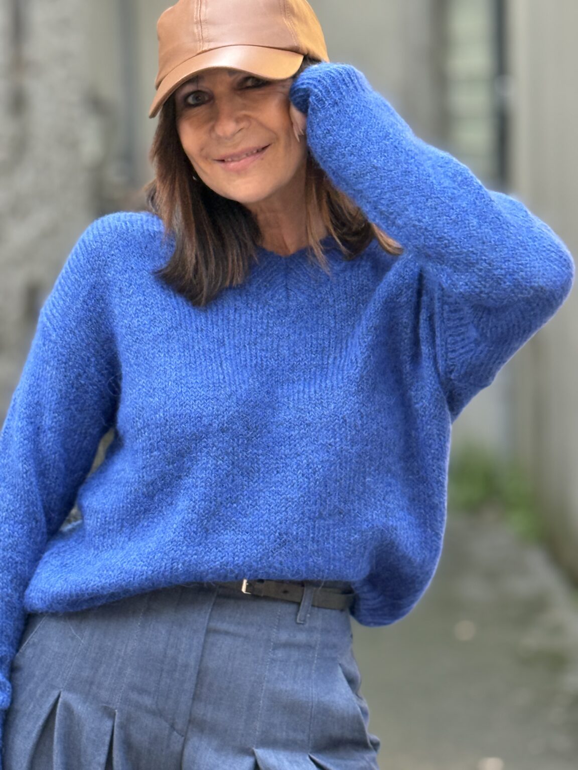 pull bleu grâce&mila7