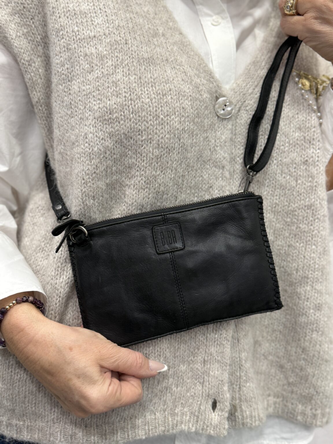 sac portefeuille noir