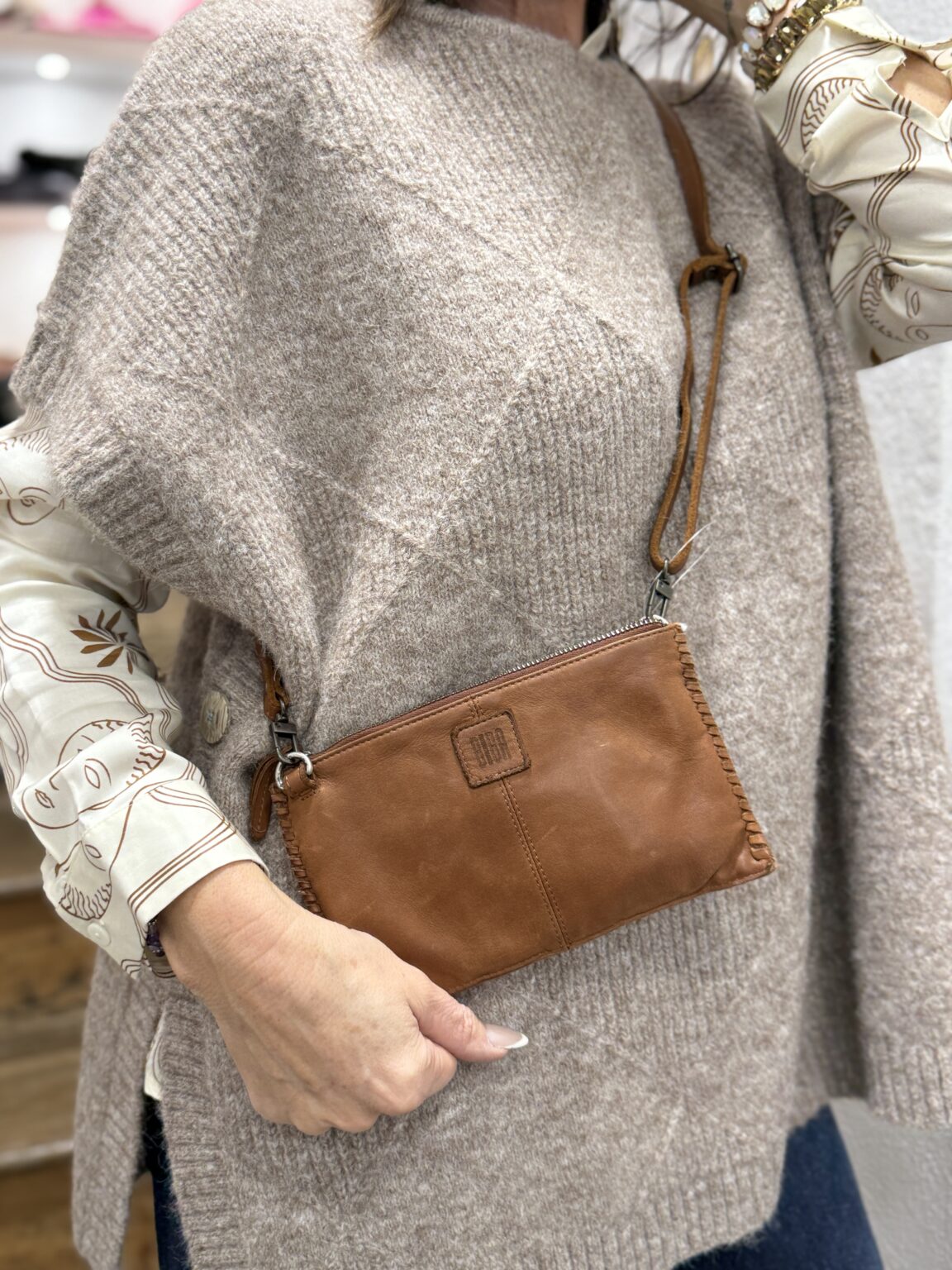sac portefeuille camel