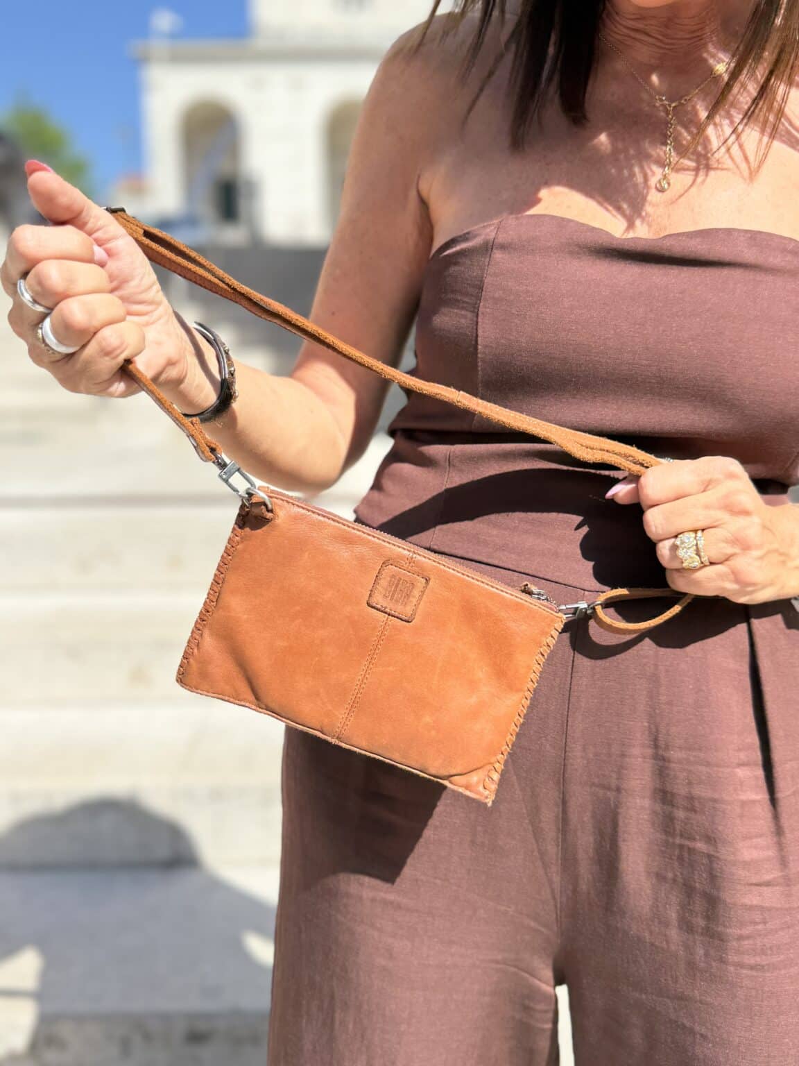 sac portefeuille camel