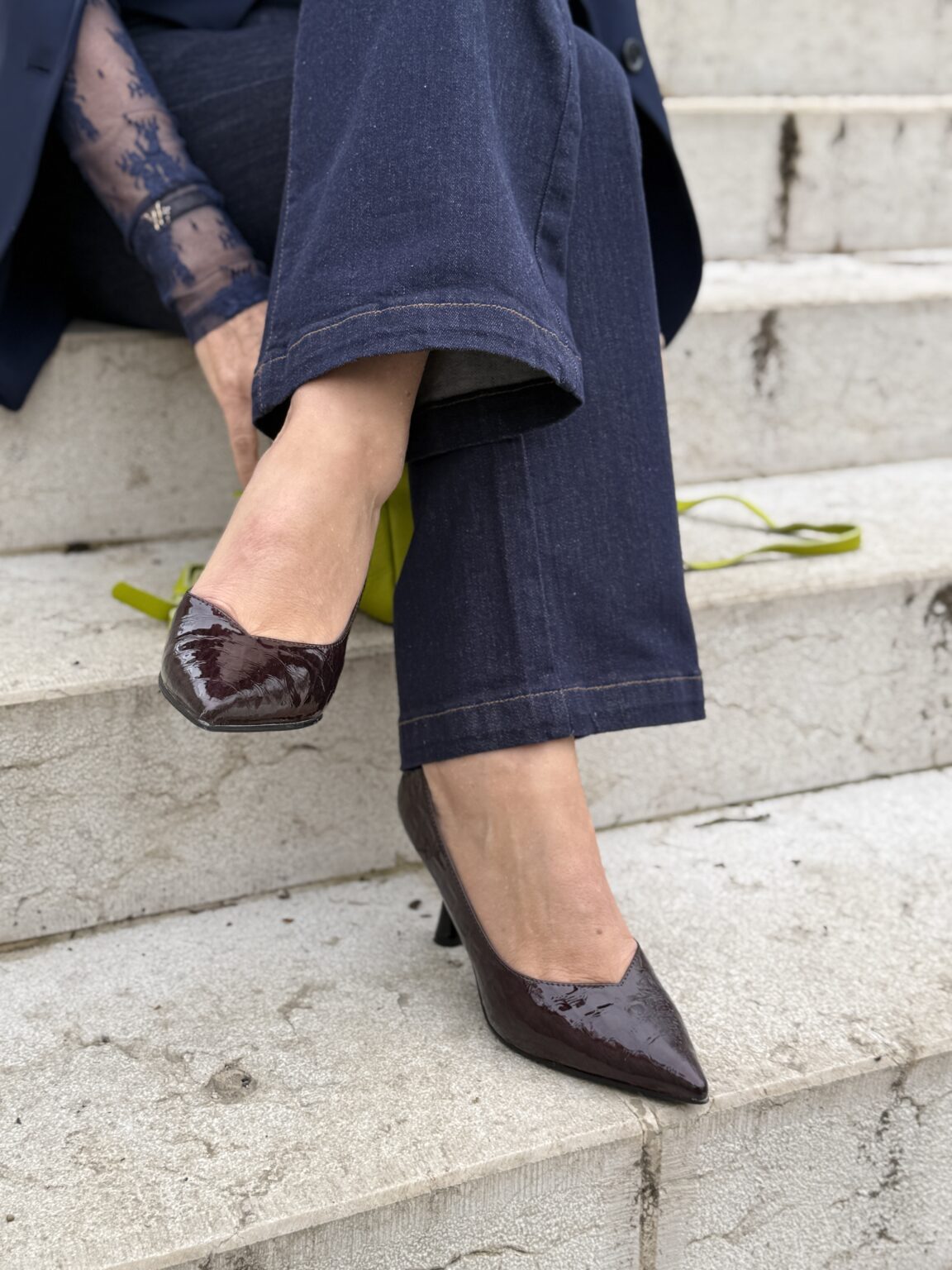 6553 escarpin cuir bordeaux talon rd.2