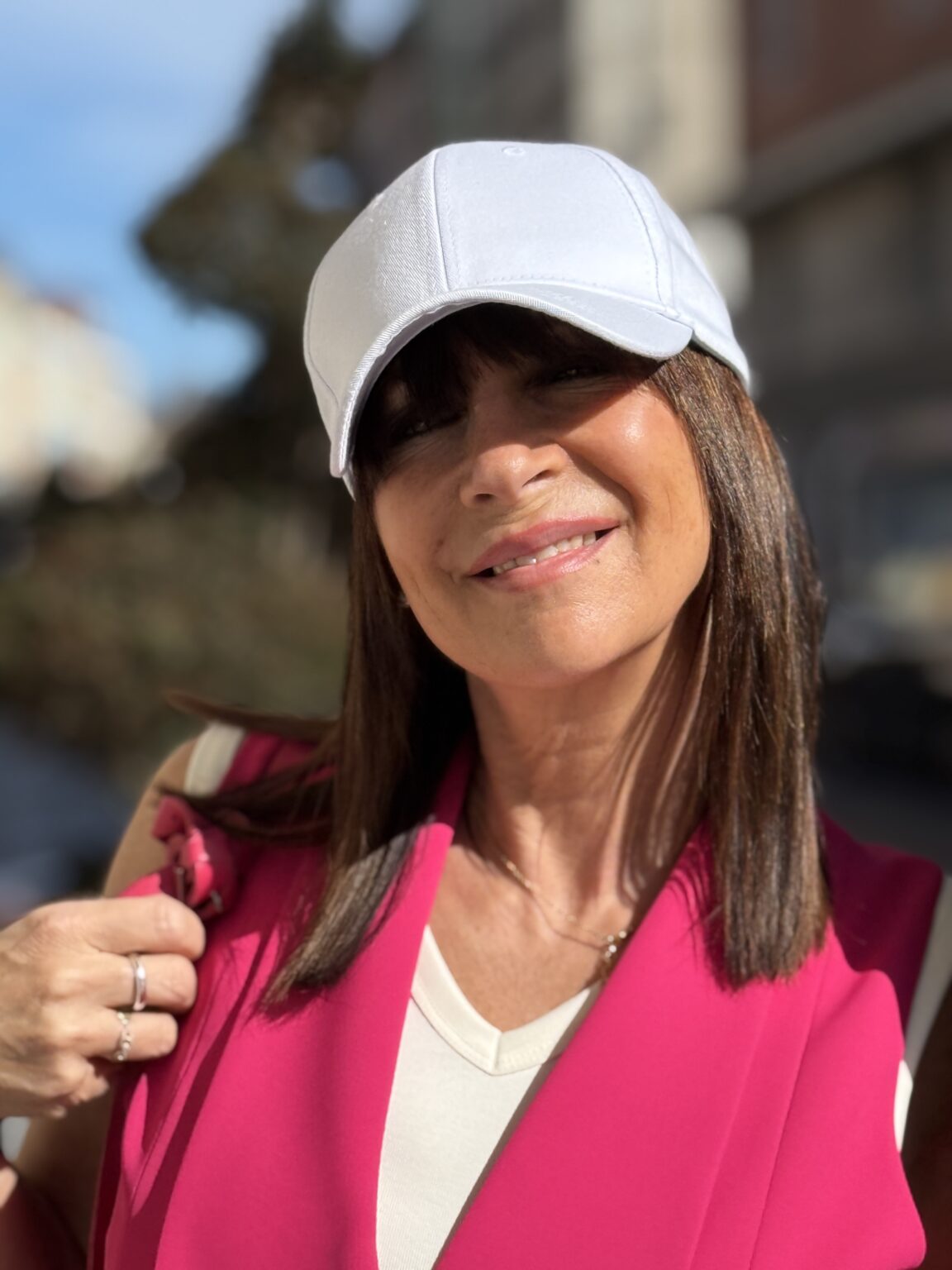 casquette coton blanche1