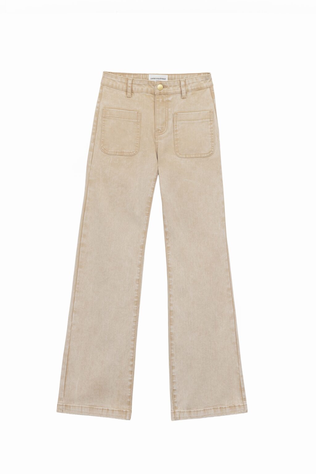 sonny pantalon flare beige delave
