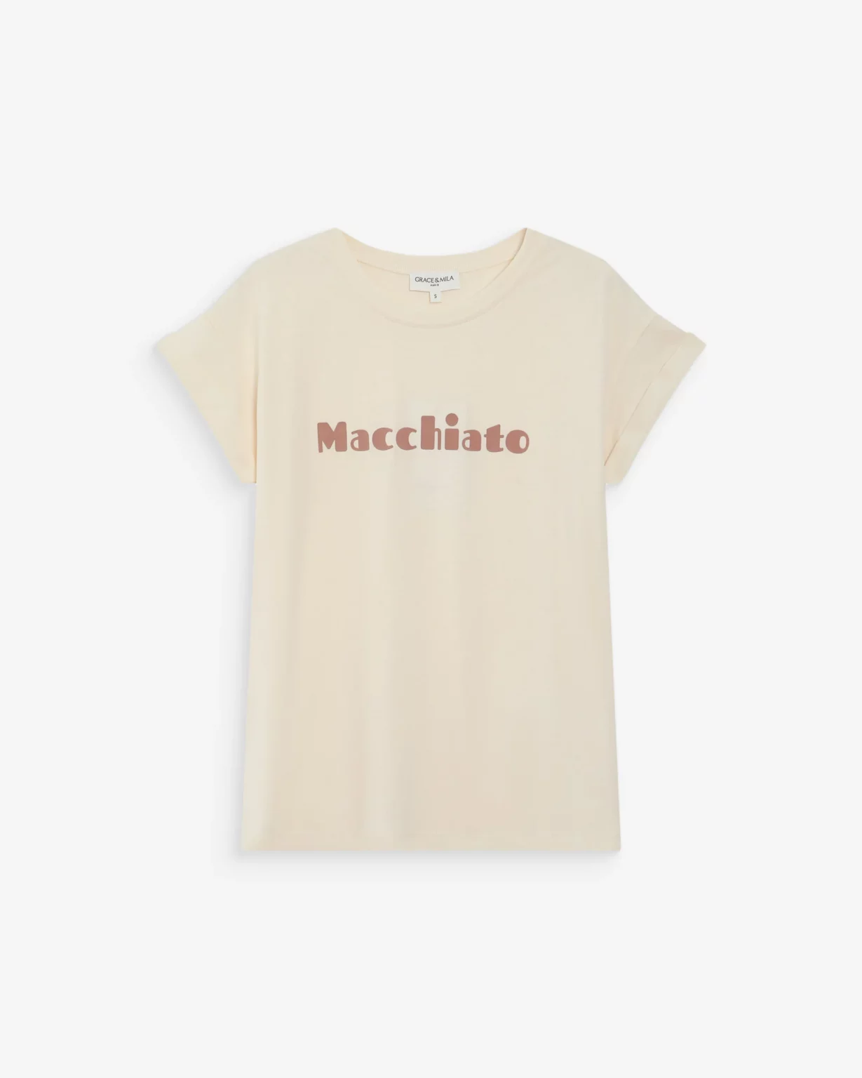 vico tshirt baige rose macchiato grace et mila