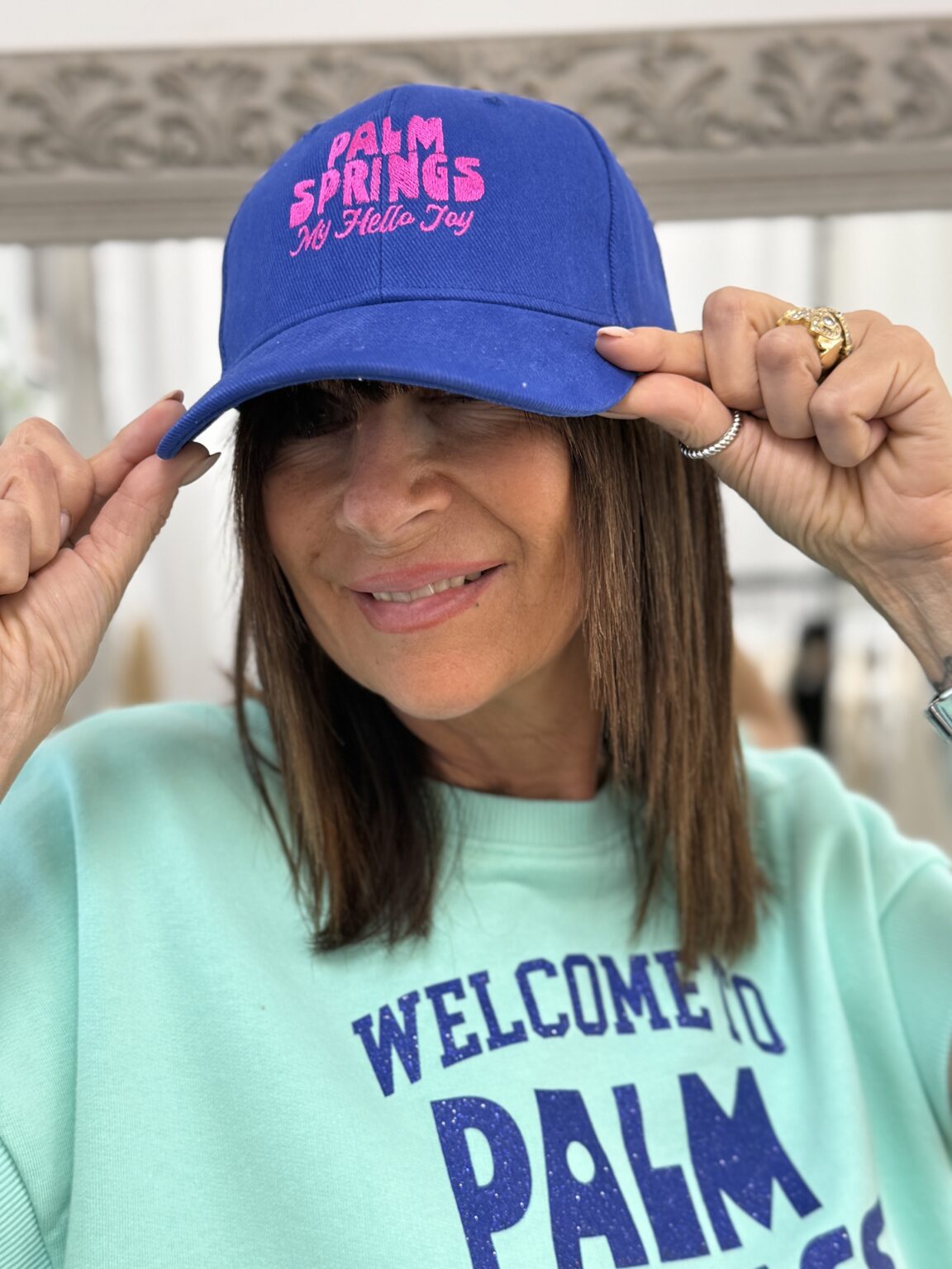 casquette brodé "palm spring" my hello joy (copie)