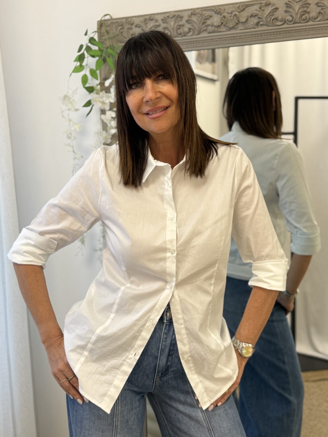 chemise essentielle blanc intemporel kikisix