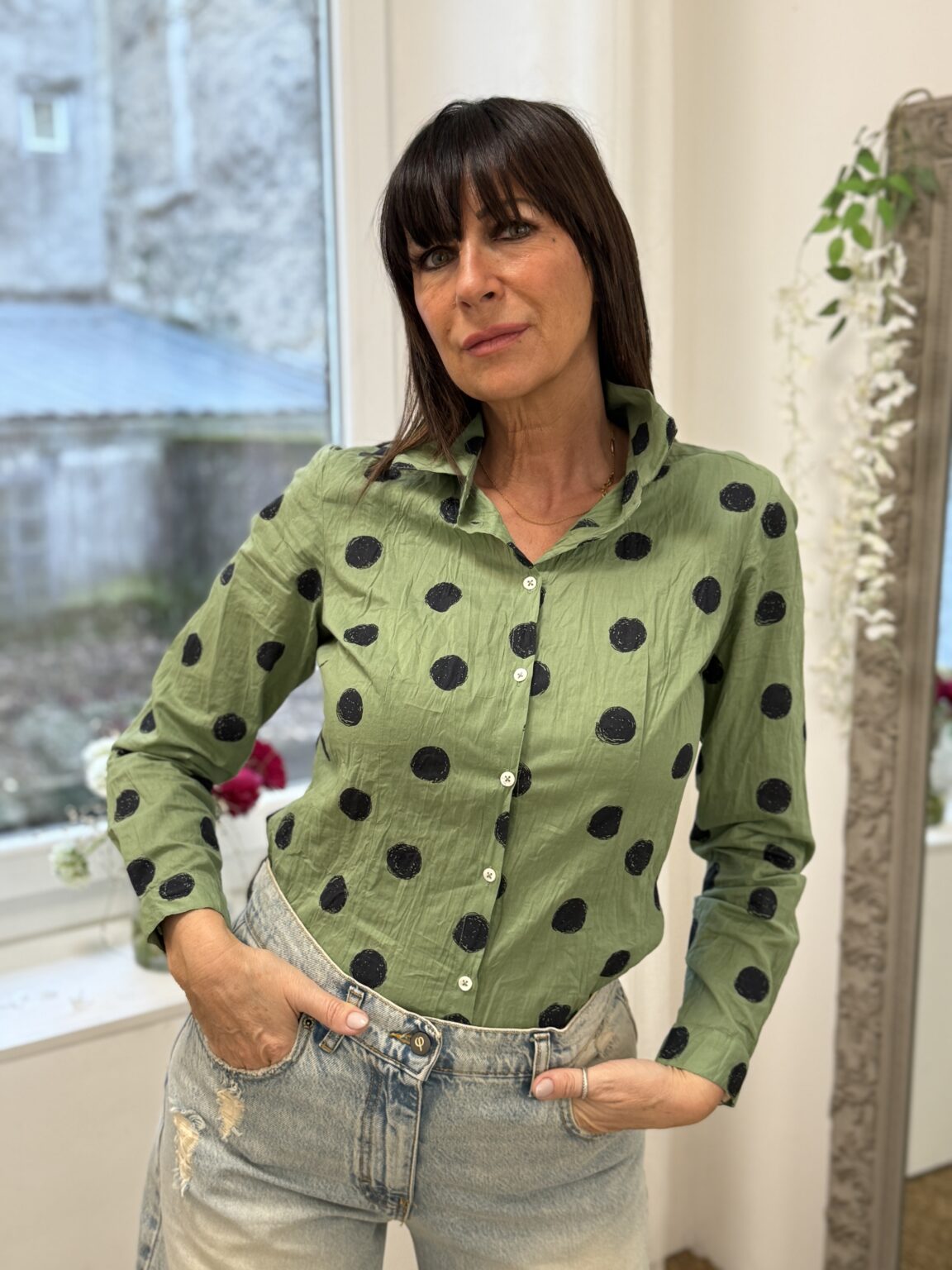 jean coupe droite denim bleu clair dixie