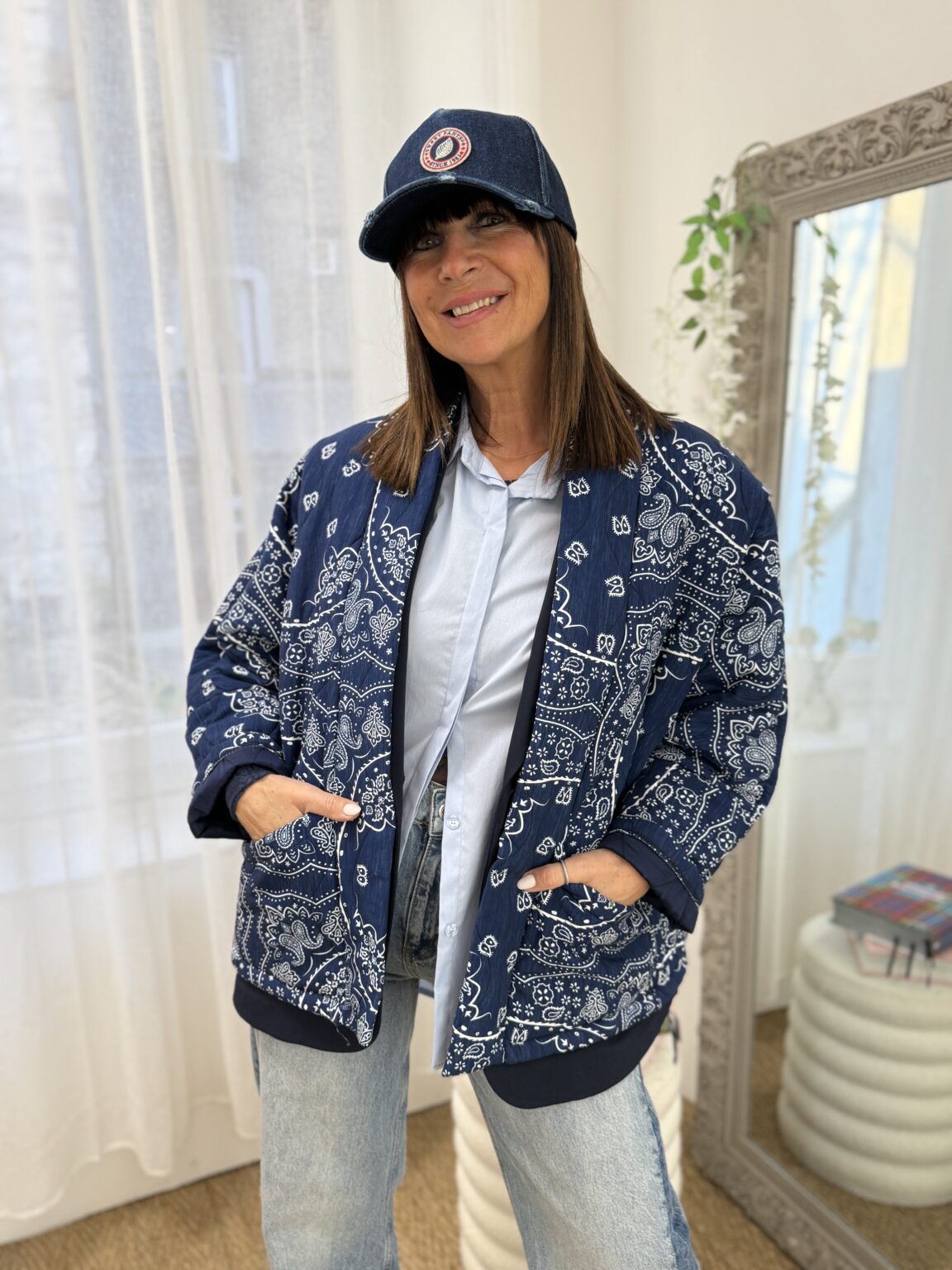 veste bandana bleu chicago aokyanos