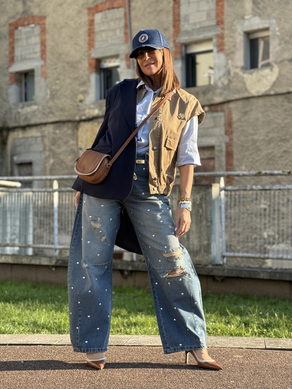 look Élégance déstructurée