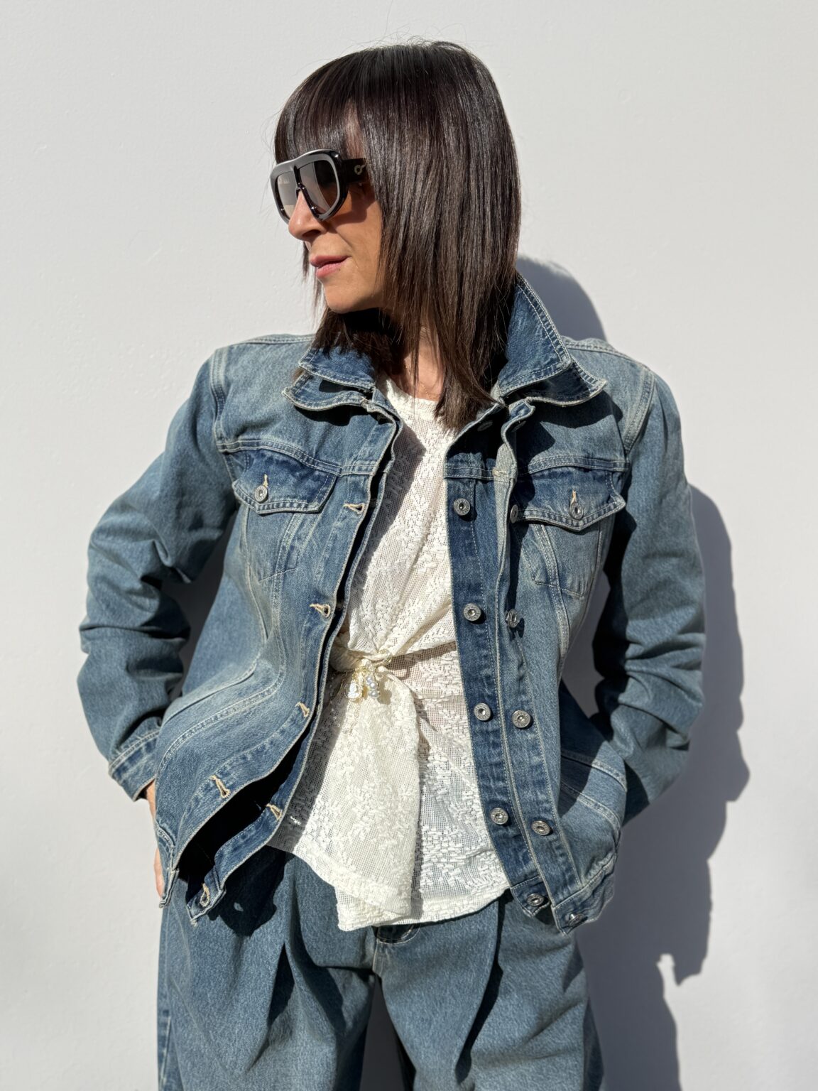 veste en jean denim bleu dixie