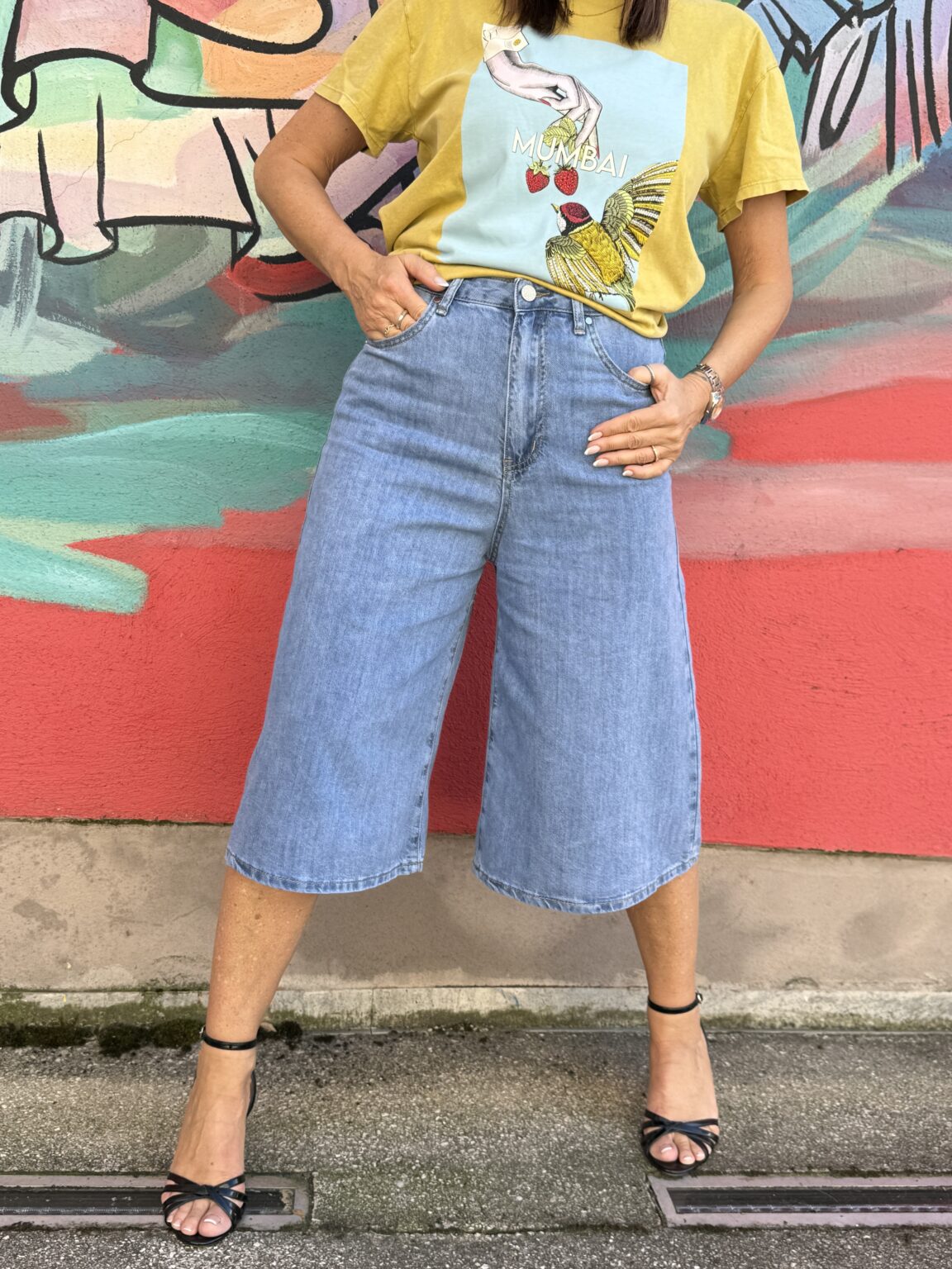 bermuda large en denim clair bsb (ted)