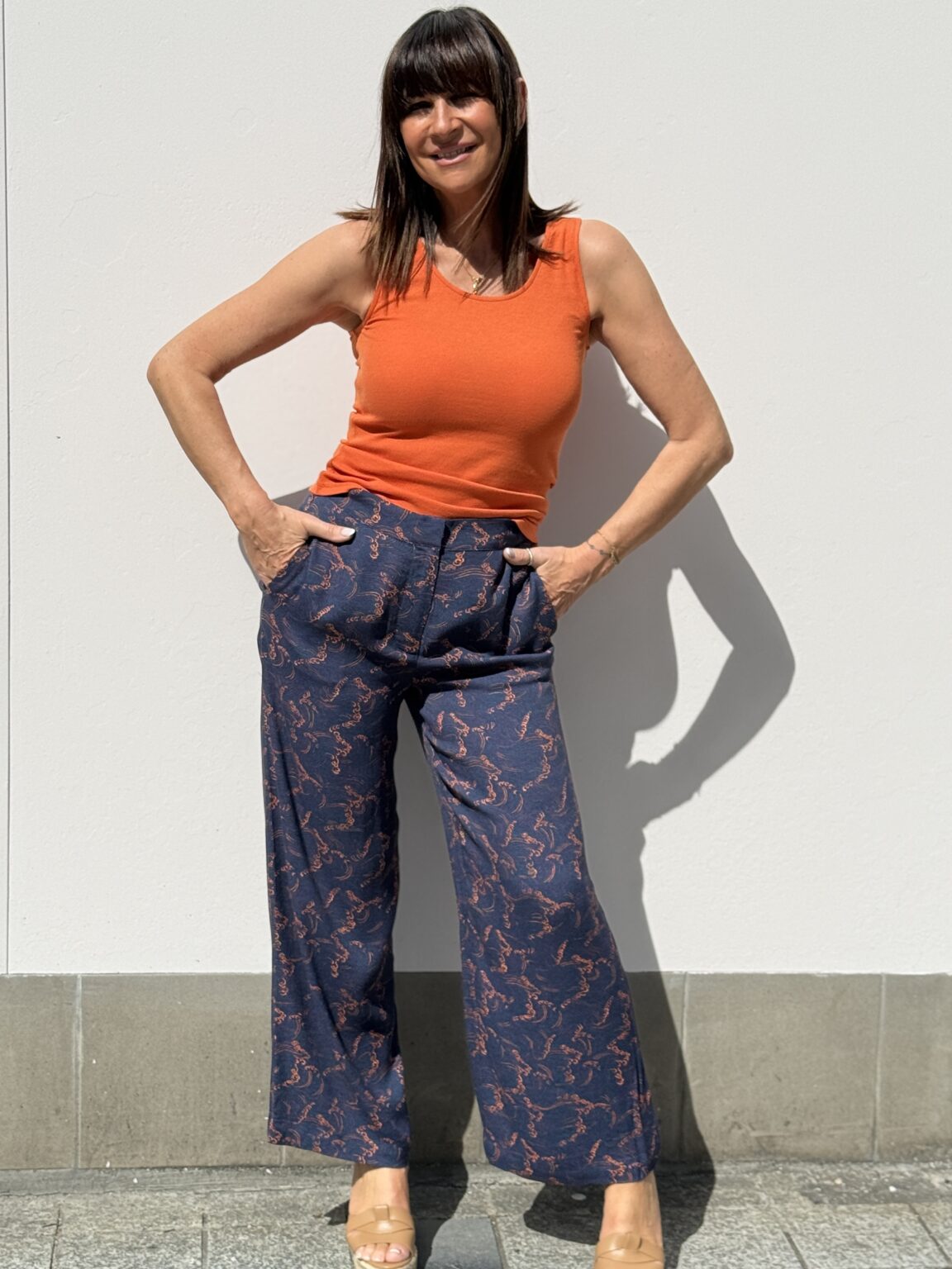 débardeur orange nice things