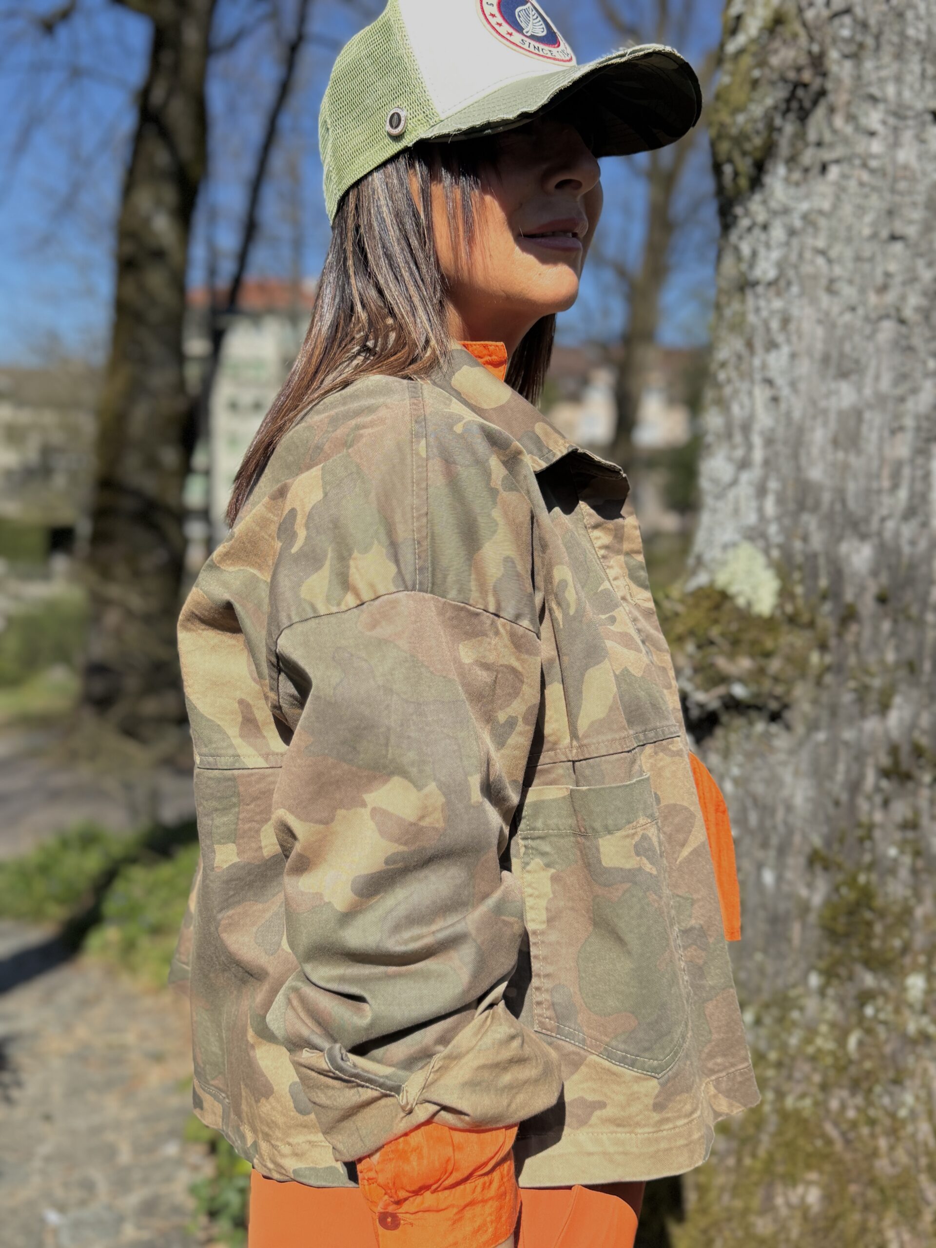 kxgi2139 veste courte camouflage esprit militaire kikisix